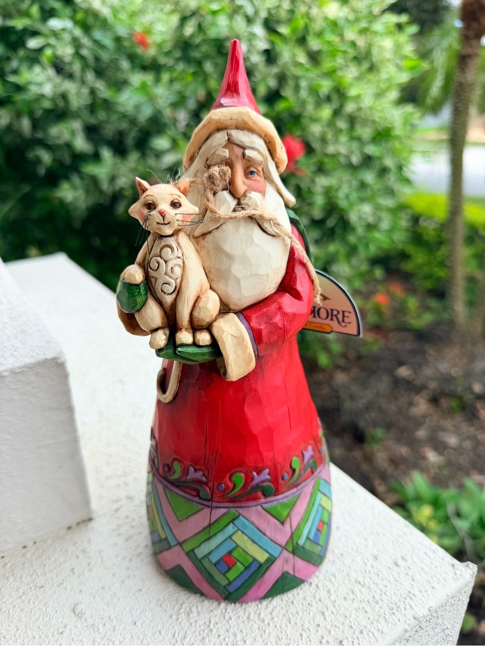 Jim Shore Santa Cat 4027701 Christmas Spirit Furever In Our Hearts 2012 w/ Box